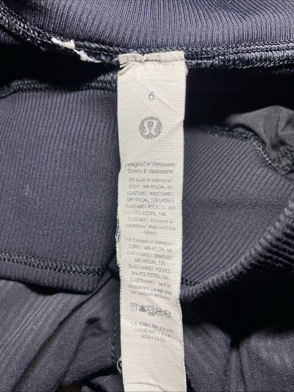 Women’s Lululemon Dance Studio Mid-Rise Jogger Full Length LW5ENMS Size 6 - Picture 3 of 5